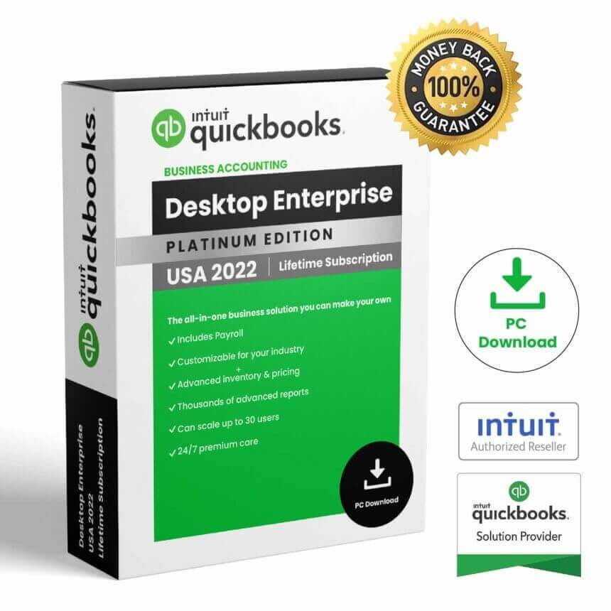 QuickBooks Desktop Enterprise Platinum 2024 With Advanced Inventory | Us Version