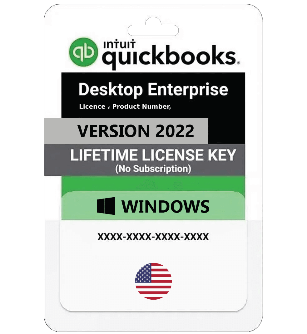 QuickBooks Desktop Enterprise Silver 2022 (3 Users) - USA Version
